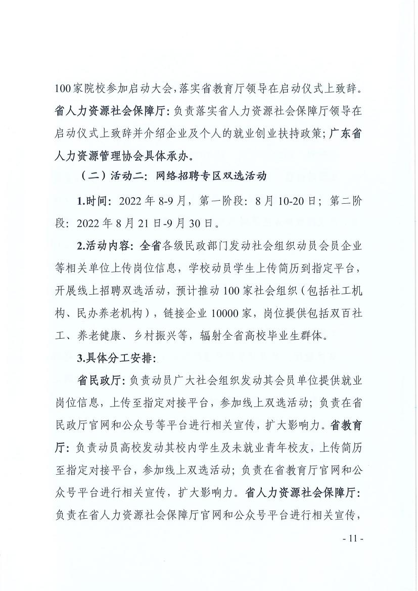 广东省民政厅 广东省教育厅 广东省人力资源和社会保障厅关于推动社会组织助力高校毕业生等群体就业工作的通知(粤民函〔2022〕334号) 0010.jpg